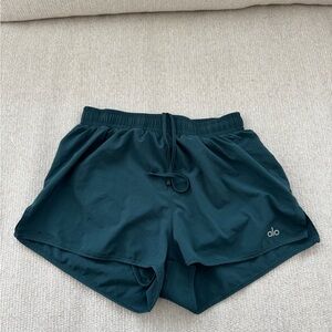 ALO Yoga Dark Teal Athletic Shorts